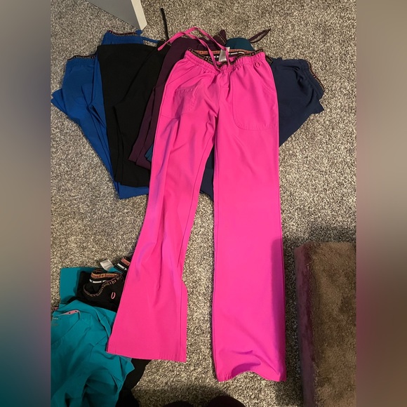 XXs tall scrub bottoms from heart and soul. Sold in bundle. All like new! - Picture 2 of 2